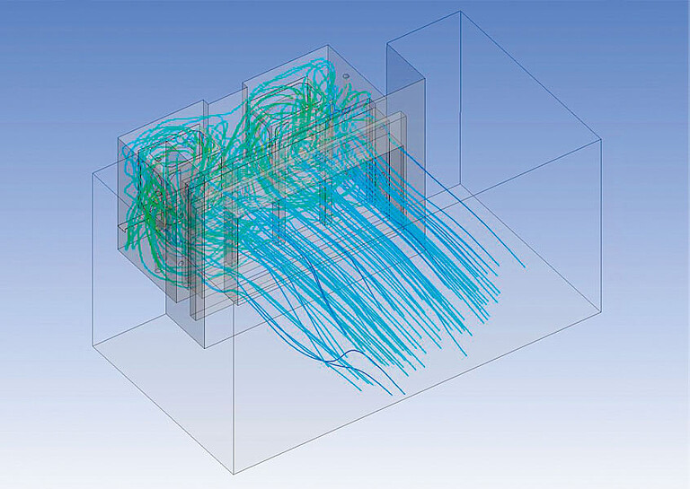 CFD analysis for optimizing operation Indoor Air Handling Units